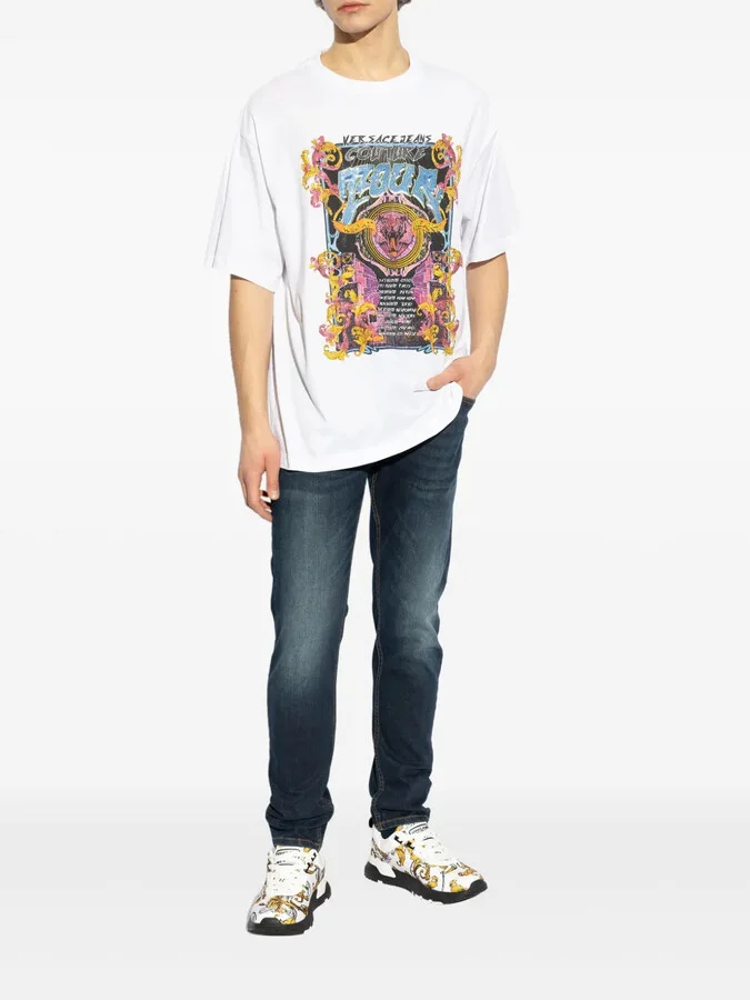 Barocco-print sneakers - Image 5