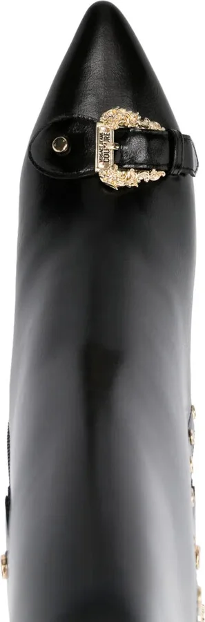 Baroque-buckle 100mm boots - Image 4