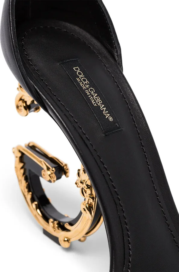 Baroque DG 105mm leather sandals - Image 5