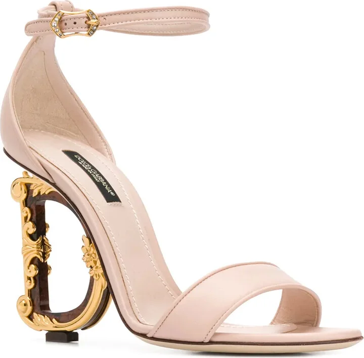 Baroque DG 105mm leather sandals - Image 2