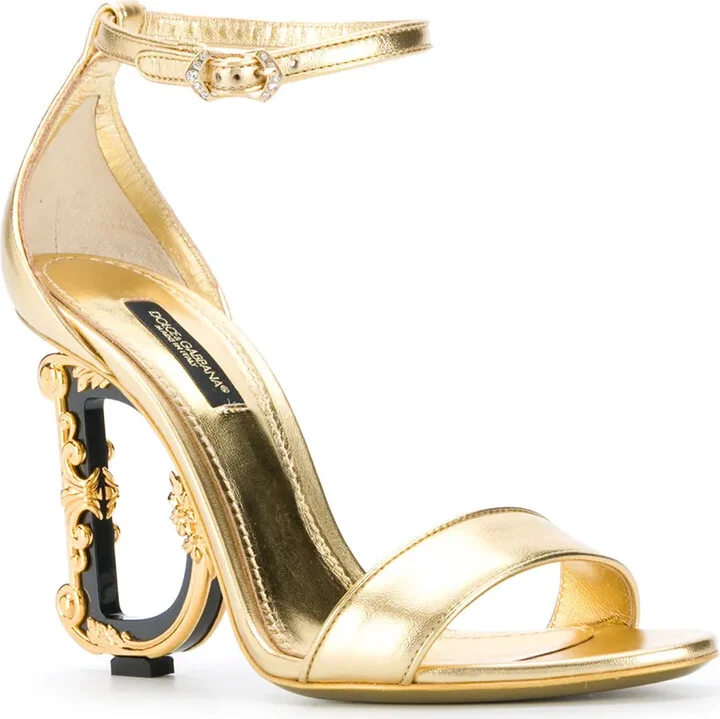 Baroque DG 105mm leather sandals - Image 2
