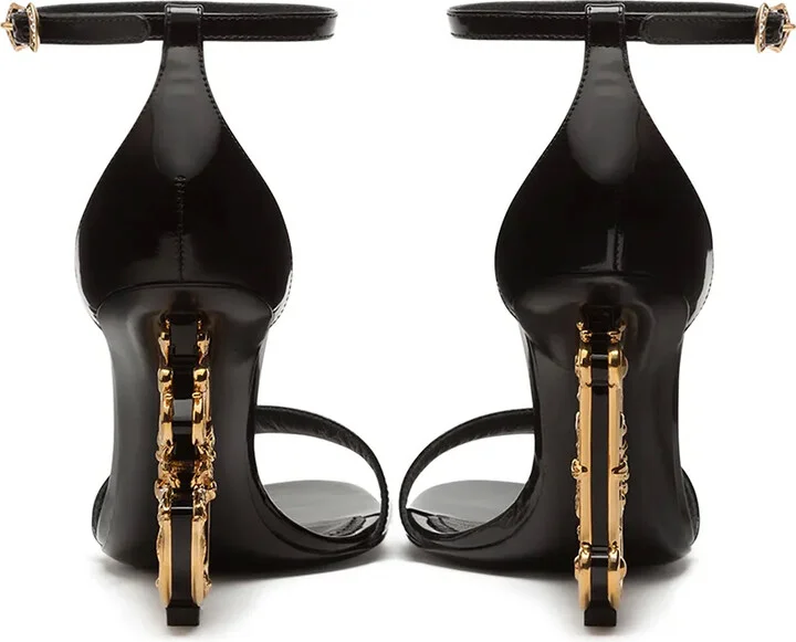 Baroque DG 105mm leather sandals - Image 3