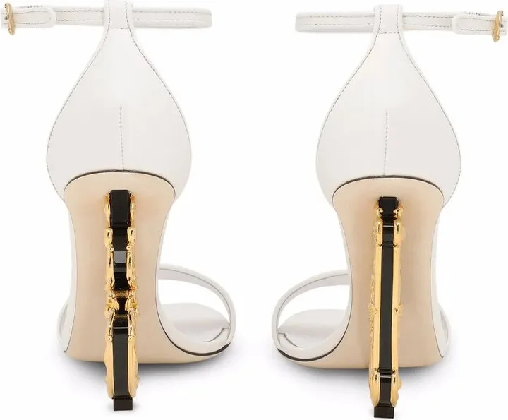 Baroque DG 105mm leather sandals - Image 3