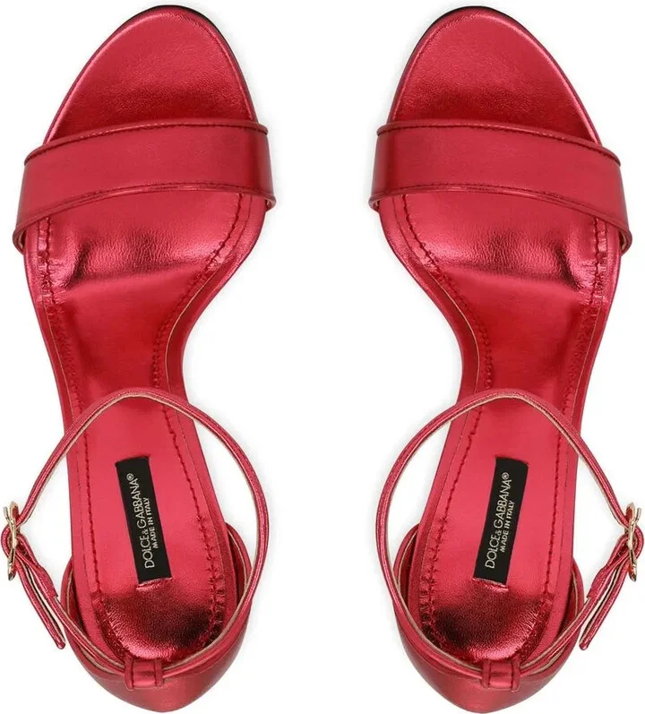 Baroque DG 105mm leather sandals - Image 4