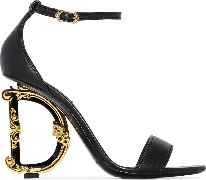 Baroque DG 105mm leather sandals