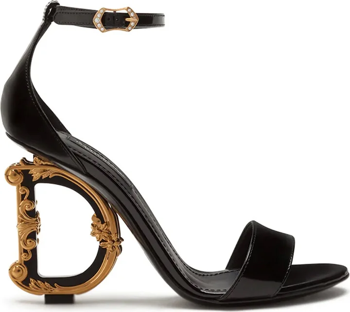 Baroque DG 105mm leather sandals