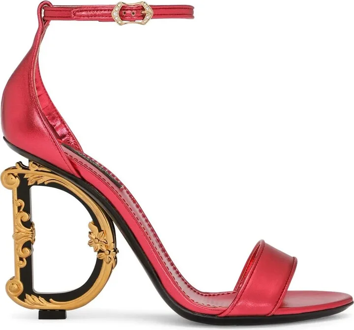 Baroque DG 105mm leather sandals