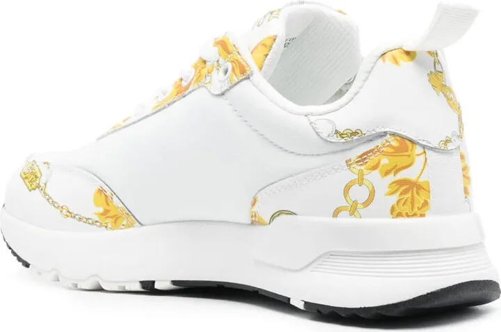 Baroque-Pattern Low-Top Sneakers - Image 3