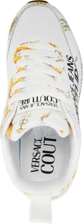 Baroque-Pattern Low-Top Sneakers - Image 4