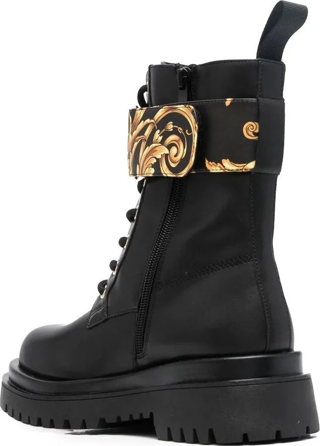 Baroque-print ankle boots - Image 3