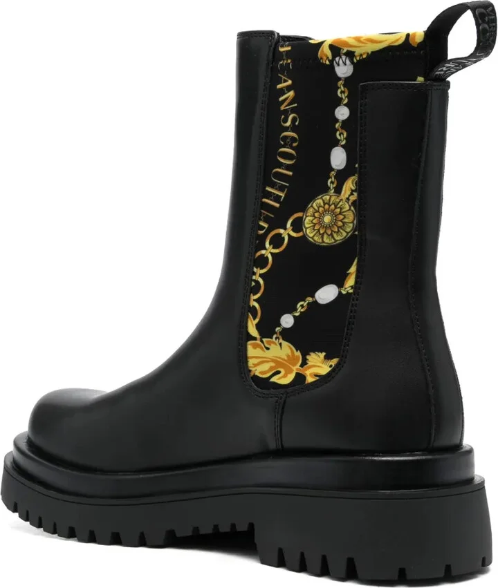 Baroque-print ankle boots - Image 3