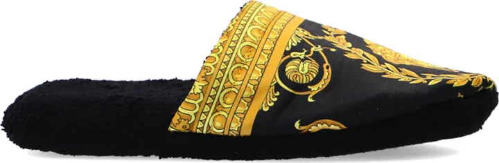 Baroque Print Slides, , - Black