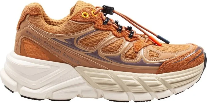 Barracuda Round-One Sneakers In Technical Fabric And Suede