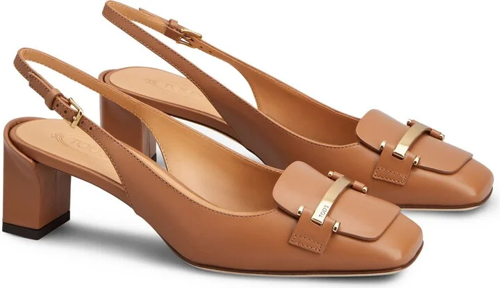 Barretta Block Heel Slingback Pump