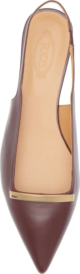 Barretta Pointed Toe Slingback Flat - Image 5