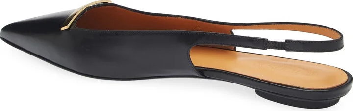 Barretta Pointed Toe Slingback Flat - Image 2