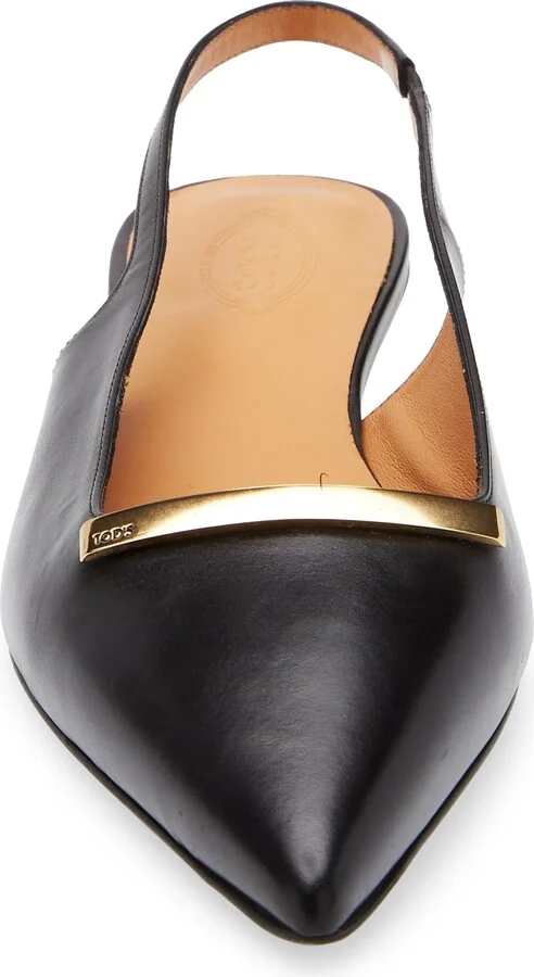 Barretta Pointed Toe Slingback Flat - Image 4