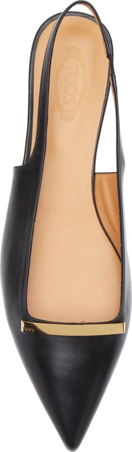Barretta Pointed Toe Slingback Flat - Image 5