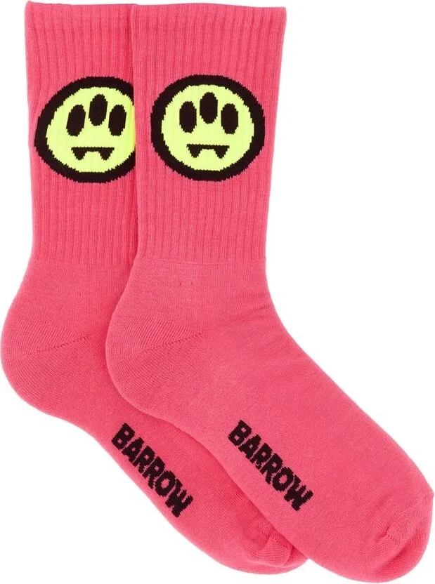 Barrow Logo Intarsia Crew Socks
