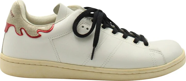 Bart Low-Top Sneakers in White Leather