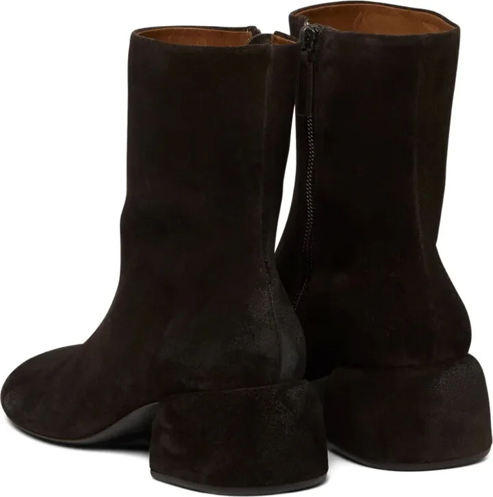 Basata suede block-heel boots - Image 3