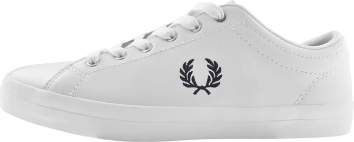 Baseline Leather Trainers White
