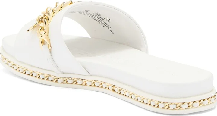 Basia Charm Chain Slide Sandal - Image 2
