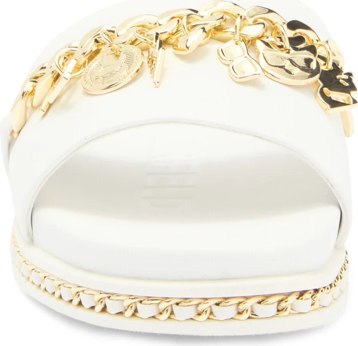 Basia Charm Chain Slide Sandal - Image 3