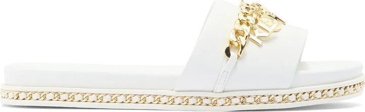 Basia Charm Chain Slide Sandal - Image 4