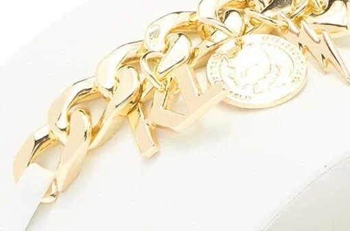 Basia Charm Chain Slide Sandal - Image 7