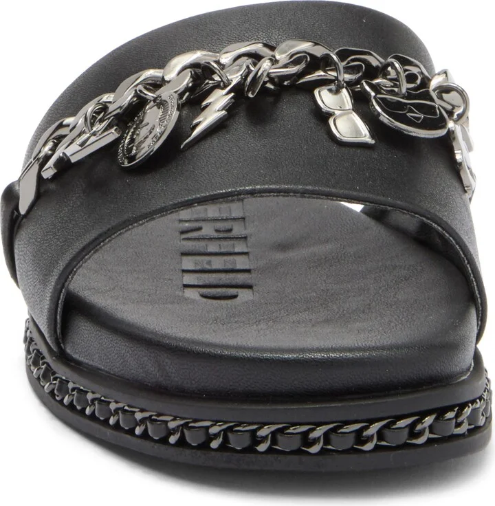 Basia Charm Chain Slide Sandal - Image 9