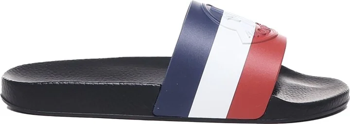 Basile Slide With Iconic Tricolor Band