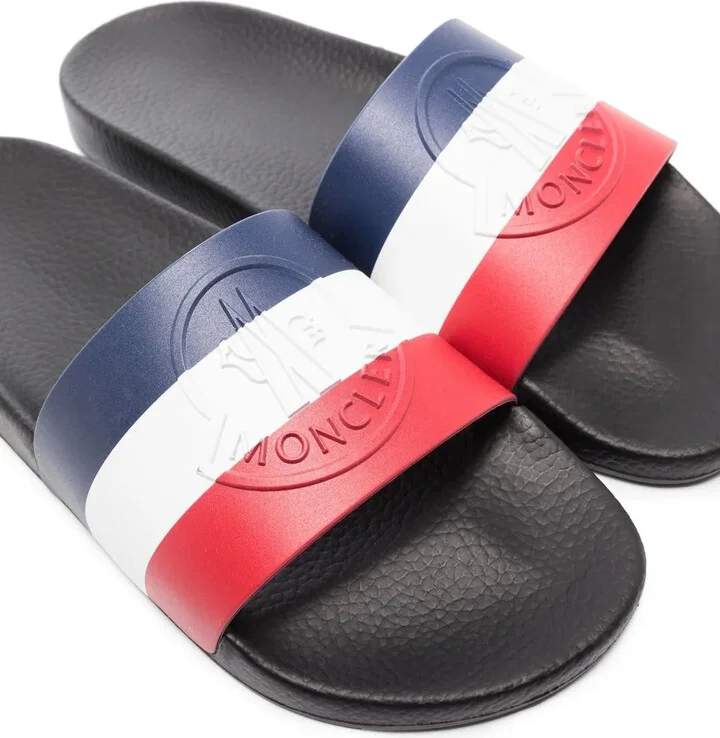 Basile striped flat slides - Image 2
