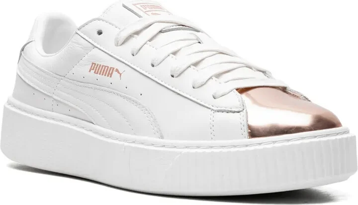Basket flatform leather sneakers - Image 2