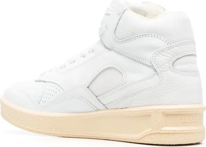 Basket mid leather sneakers - Image 3