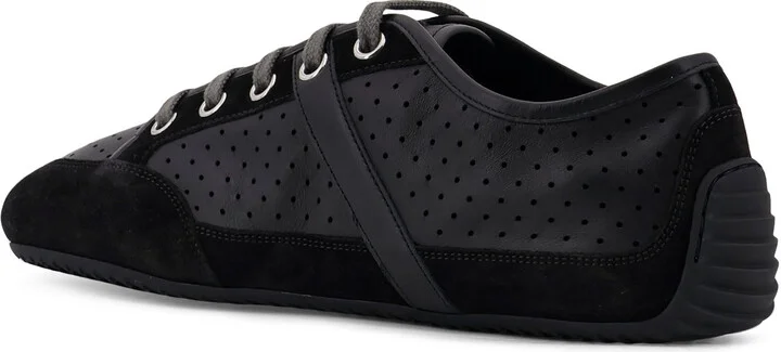 Baskets Low-top Leather And Suede Sneakers - Image 3