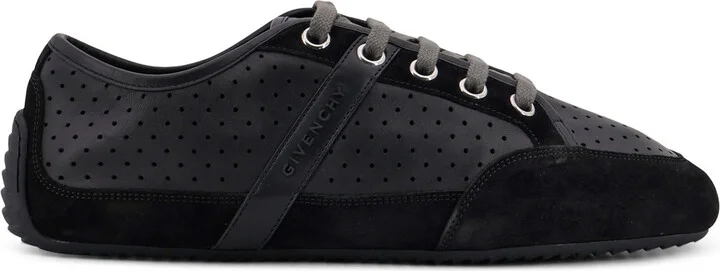 Baskets Low-top Leather And Suede Sneakers