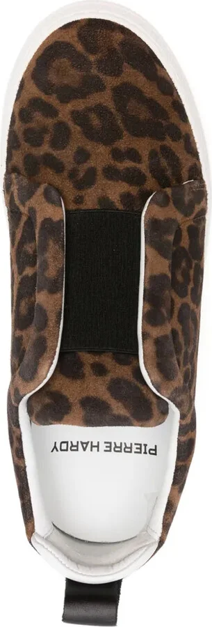 Baskets Slider leopard-pattern suede sneakers - Image 4