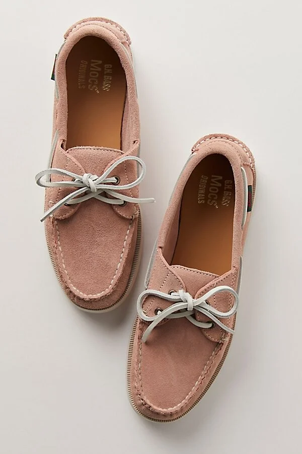 Bass Hampton Suede Boaters - Image 2