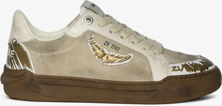 Basses Fly Wings Cracked Sneakers