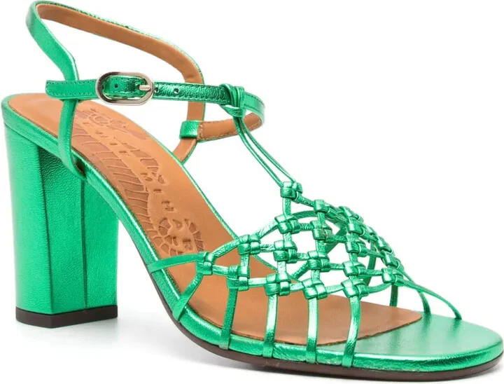 Bassi 75mm leather sandals - Image 2