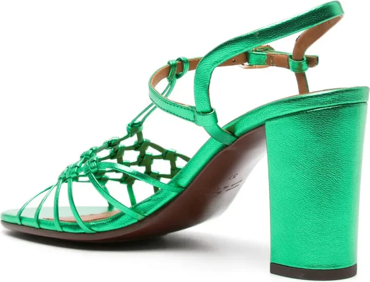 Bassi 75mm leather sandals - Image 3