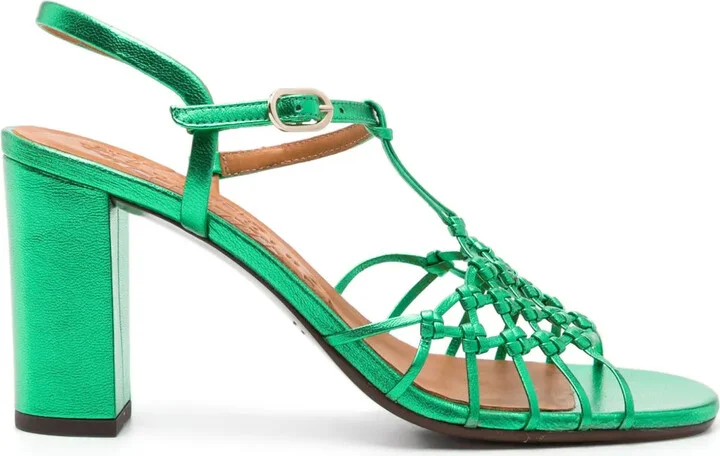 Bassi 75mm leather sandals