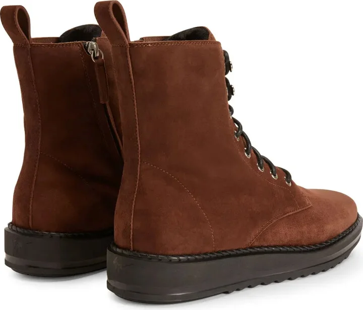 Bassline lace-up suede boots - Image 3