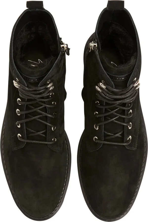 Bassline suede lace-up boots - Image 4