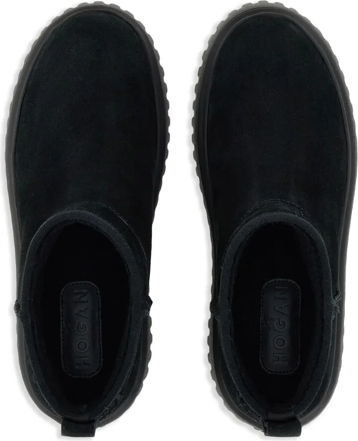 Basso logo-print boots - Image 4