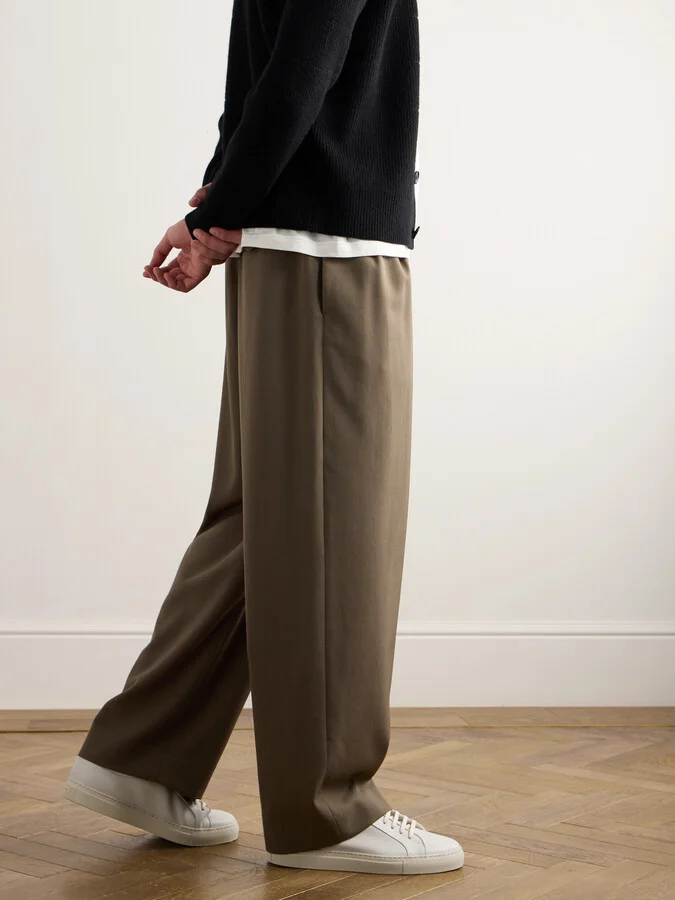 Basso Lux Suede-Trimmed Leather Sneakers - Image 2