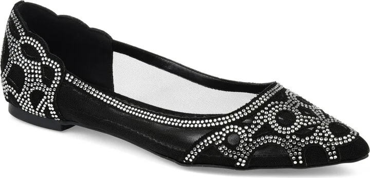 Batavia Rhinestone Flat