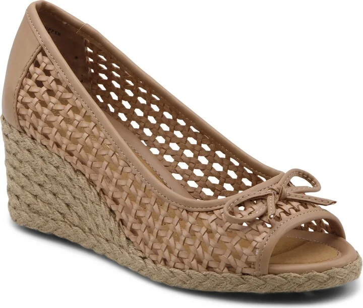 Batches Espadrille Wedge Pump