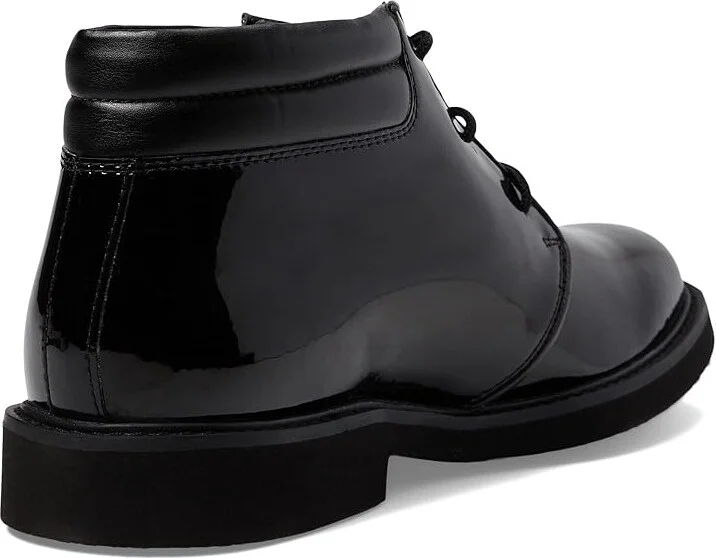 Bates Footwear Sentinel High Gloss Chukka Men's Shoes Black : 7.5 EE - Wide, Leather - Image 4